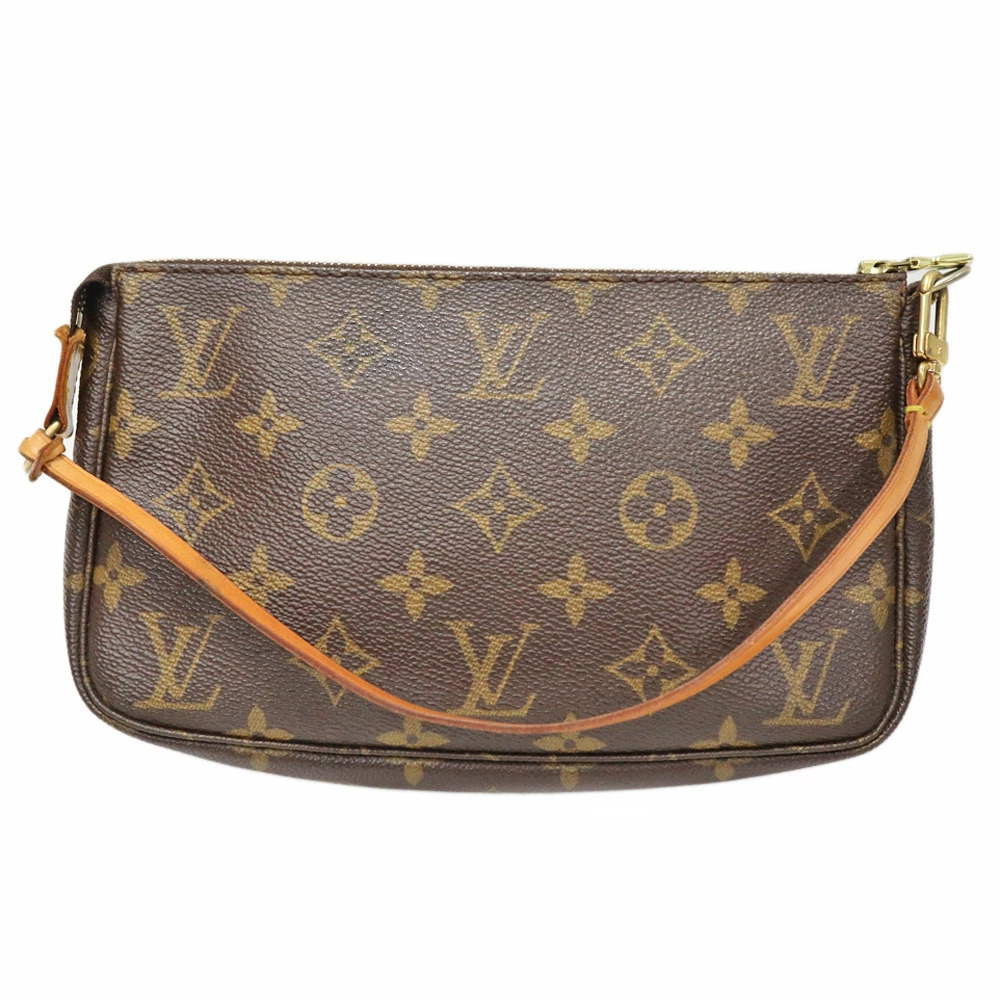 Louis Vuitton Pochette Accessoires Monogram Canvas Pouch Brown